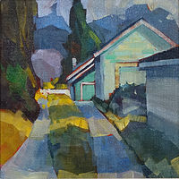 Cumberland Spring Alley Oil 12x12 2016 by Brian Buckrell