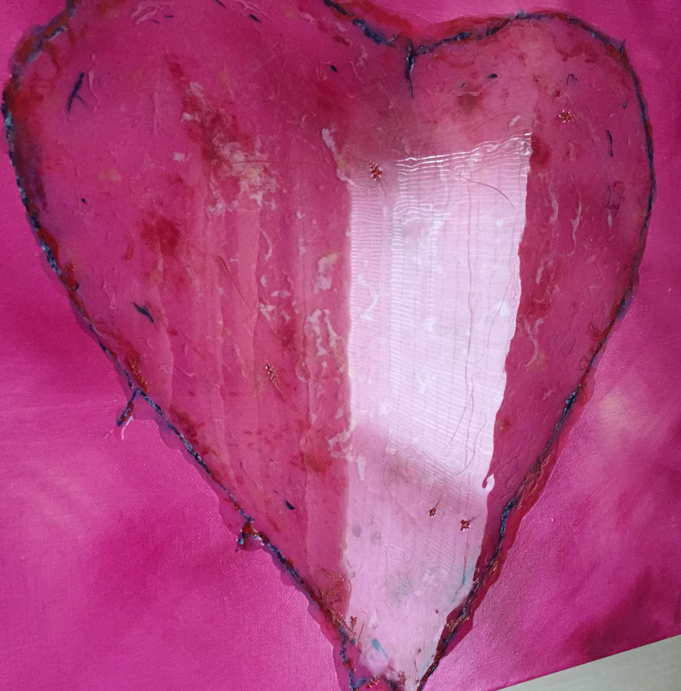 Acrylic painting Transparency in February by Steven Simmons