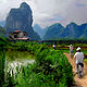 Print Karst Hills Near Guilin, China by Bernard Dick