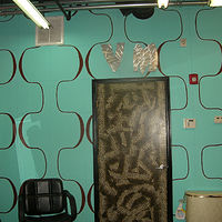 Painting Velvet Monkey Salon-OKC by Elizabeth Mercer