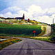Stop At Holy Trinity  New Corn Hill Texas 30x40 by Gary Nowlin
