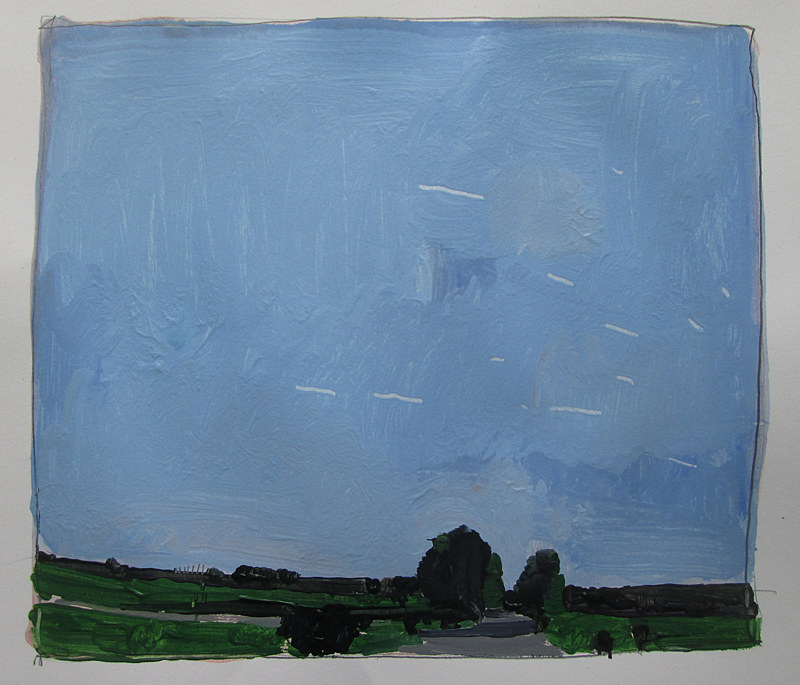 Acrylic painting Higher by Harry Stooshinoff