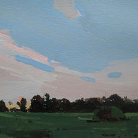 Acrylic painting Evening Sweep by Harry Stooshinoff