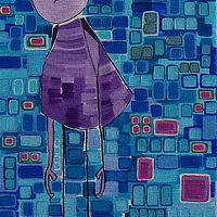 Acrylic painting Years Ago by Donna Howard
