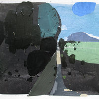 Acrylic painting Evening Path by Harry Stooshinoff