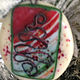 Christmas Tree Ornament  Red/Green  IMG_5675 by Renee Hennessy