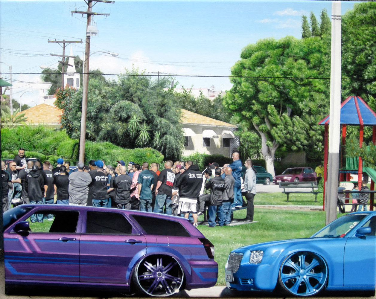 Acrylic painting EVERYONE WANTS TO BE ACCEPTED ESPECIALLY WHEN REJECTED I by Arthur Carrillo