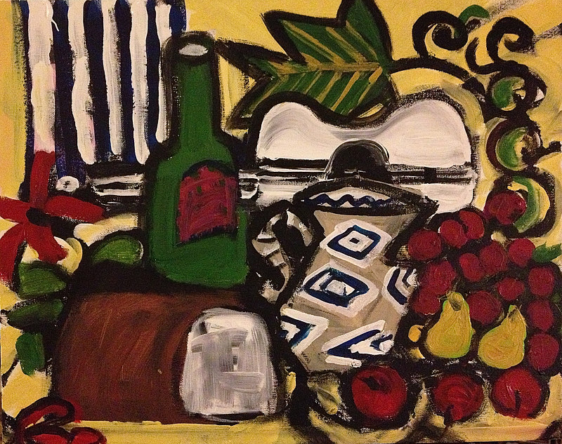 Oil painting Still Life - 20”W x 16”H by Diane Green