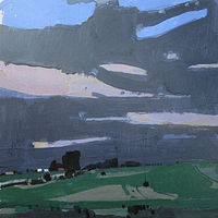 Acrylic painting September Evening by Harry Stooshinoff