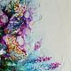 Mixed-media artwork Blossoms of Time III by Libuse Labik