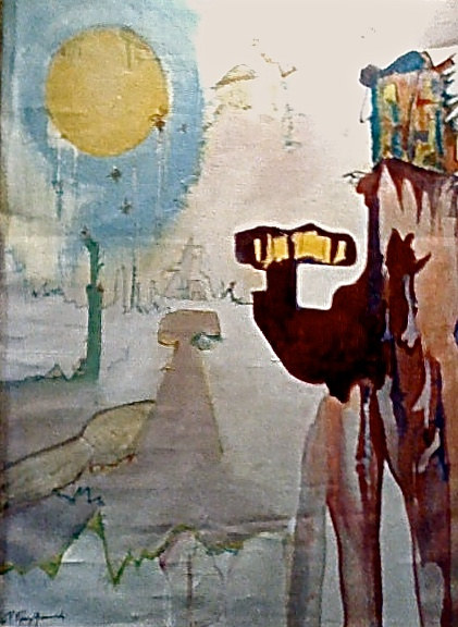 Oil painting Coming of The King by Patricia Rain Gianneschi-McNichols