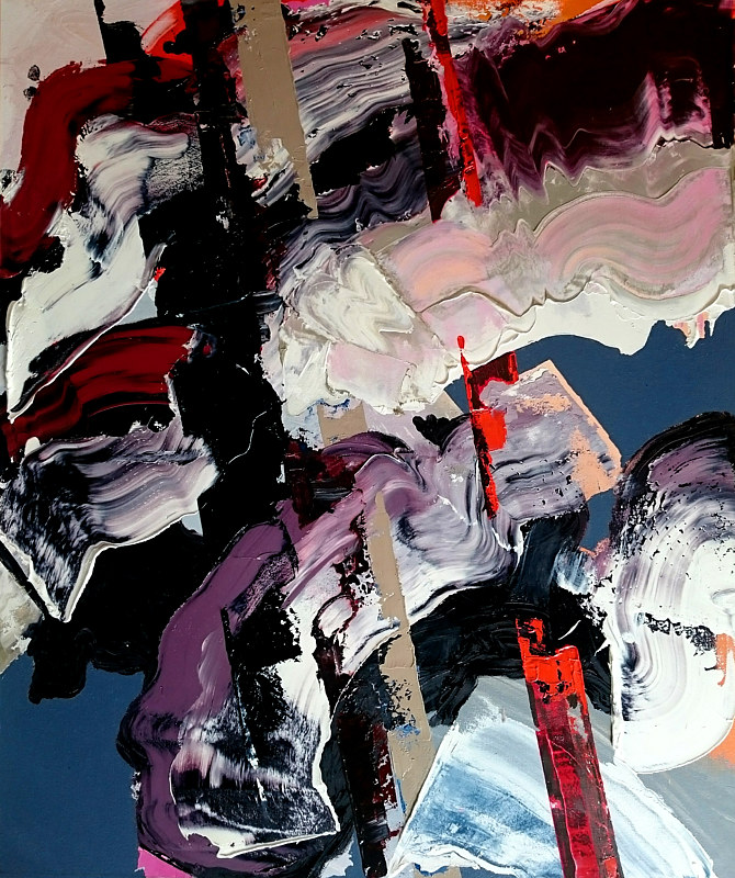 Oil painting Fieldshafts by Jude Hotchkiss