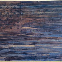 Oil painting Crepuscular Blues by Edward Miller