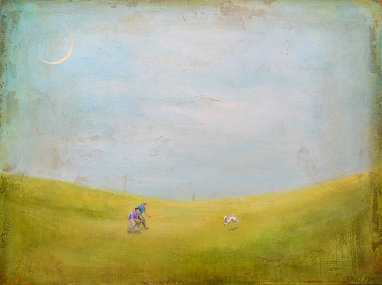 Acrylic painting Ayla by Sally Adams