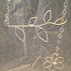 Sterling Silver Leaf with Flower Soldered Pendant With Chain   IMG_6872 by Renee Hennessy
