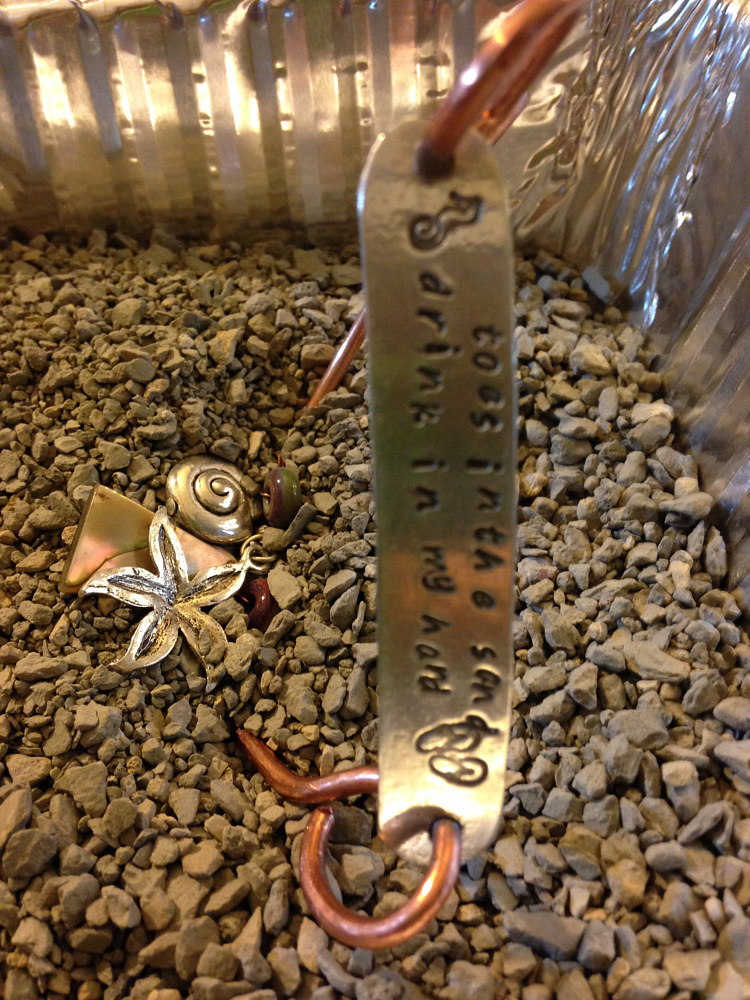 Drawing 'Toes In The Sand...' Bangle   #4030    IMG_6170 by Renee Hennessy