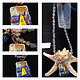 Painting &#039;Golden Sails&#039; Pendant On Beaded Necklace IMG_6239 by Renee Hennessy