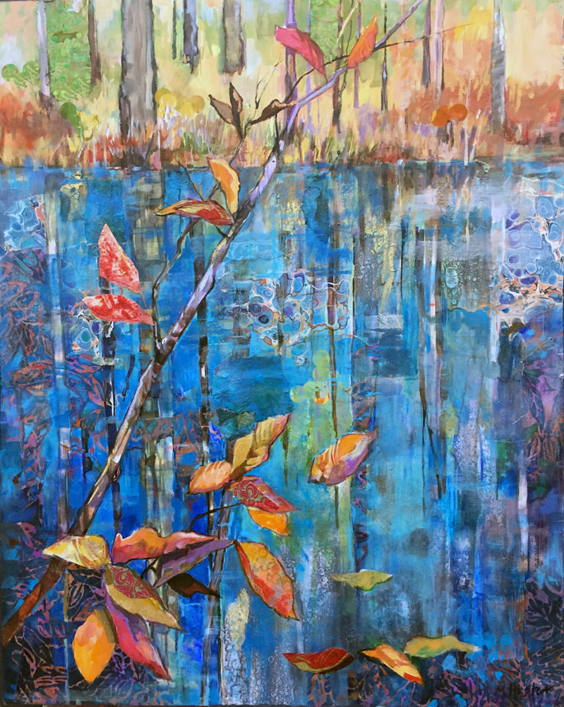 Acrylic painting Water's Edge by Marty Husted