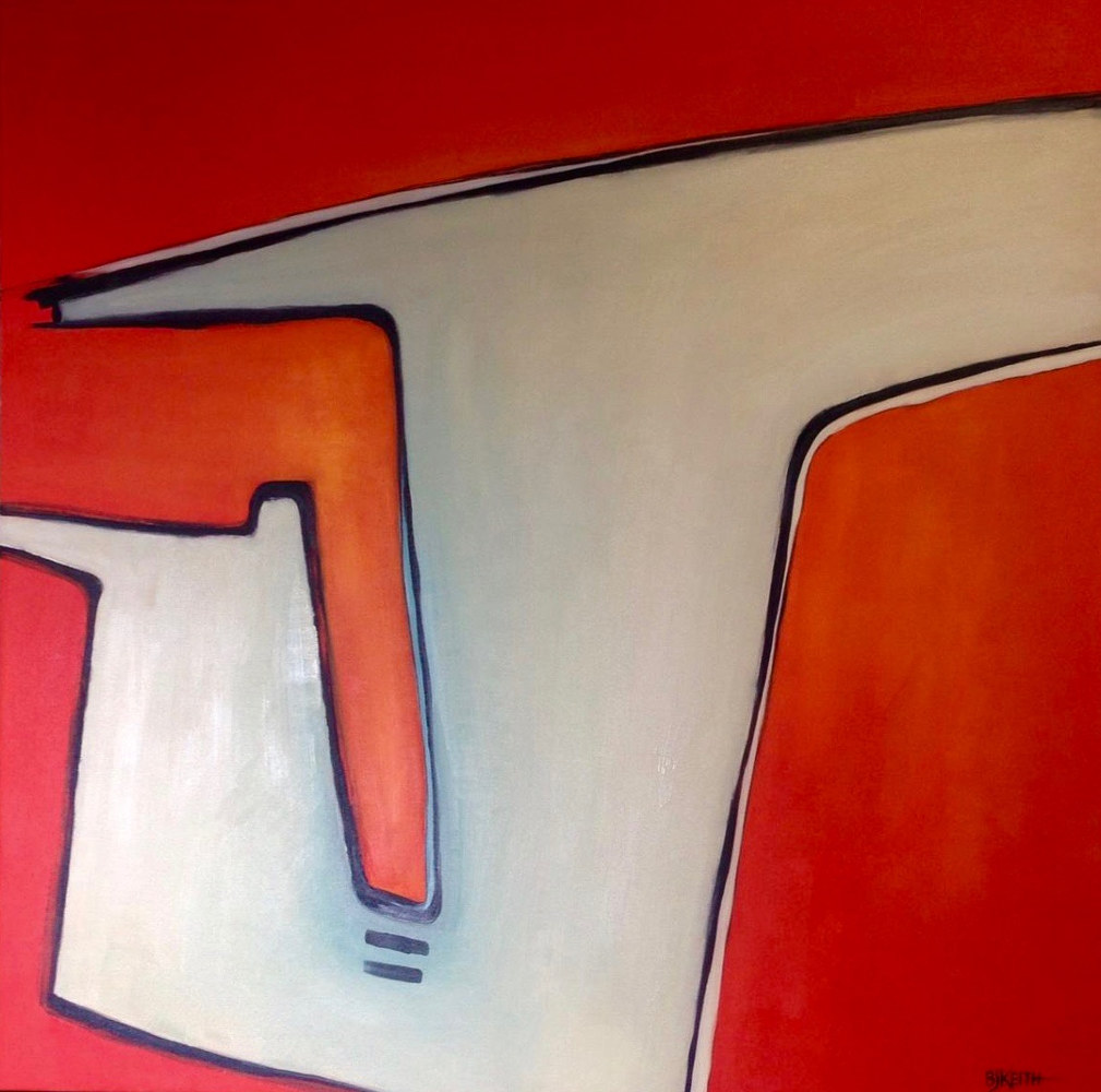 Oil painting Statements 2 by BJ Keith