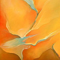 Oil painting Textural 5 by BJ Keith
