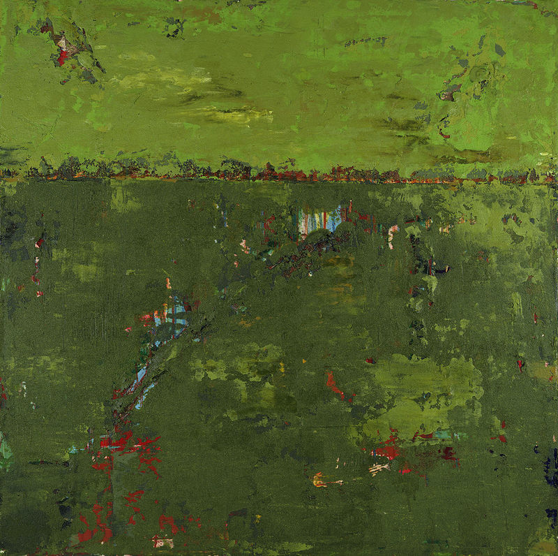 Acrylic painting Grass Valley by Kenneth  Herren