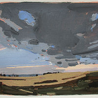Acrylic painting North, April 2 by Harry Stooshinoff