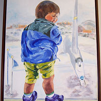 Oil painting Birdseye View by Barbara Naeser