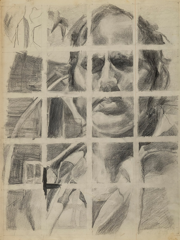 Drawing Man on Grid by James Dougan