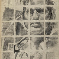 Drawing Man on Grid by James Dougan