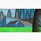 Print Blue Barns  by Lawrie  Dignan
