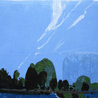 Acrylic painting Safe Passage by Harry Stooshinoff