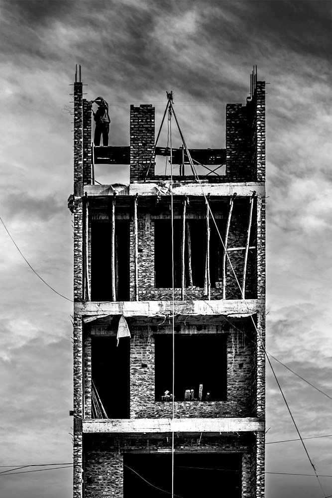 Lone Builder by Dianne Jane Gupta