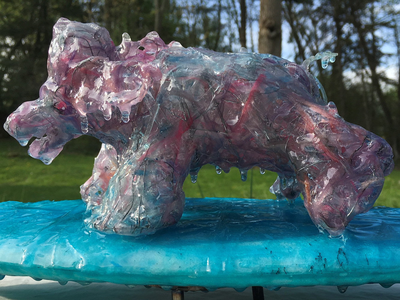 Glassie And Her Funboard (detail - day) by Steven Simmons