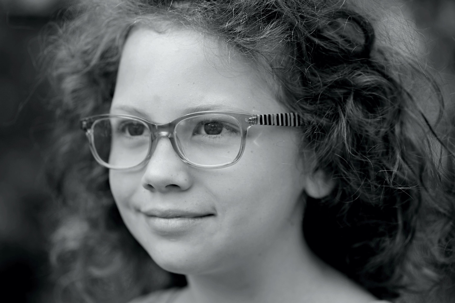 Addie With Glasses by Marc Brisson