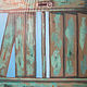Acrylic painting Green Window by Isaac Lewis