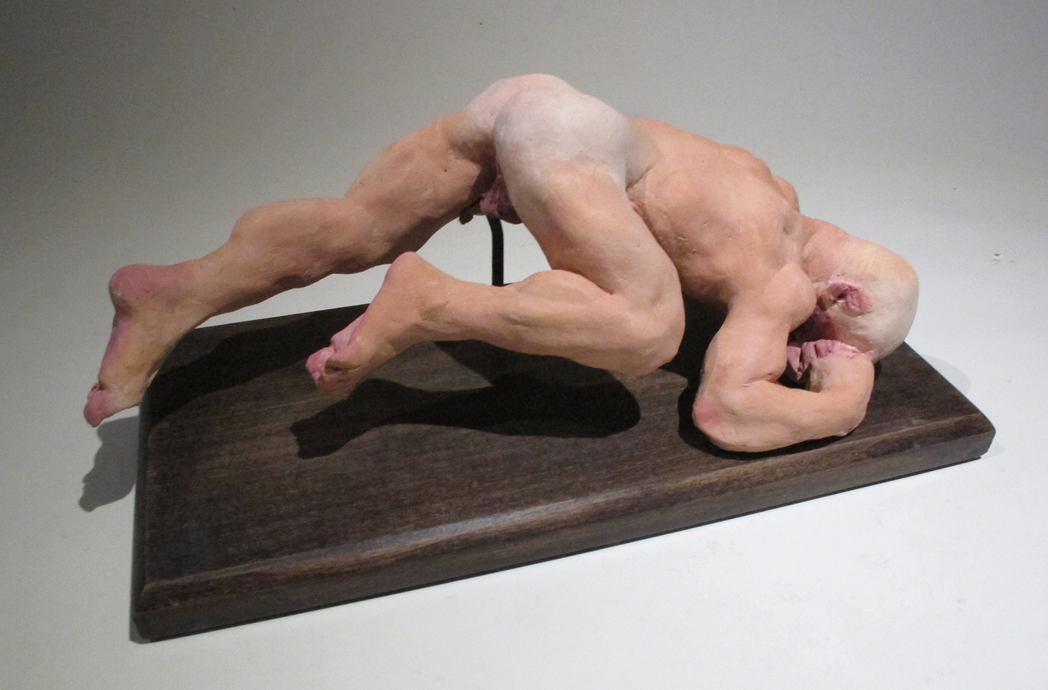 Face Down. 2003 Oil on terra cotta, 13 x 5.5 x 4 in. (13) by David  Maxim