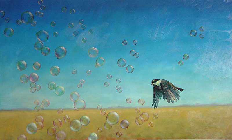 Flying Into Happiness_36x60 by Adam Thomas