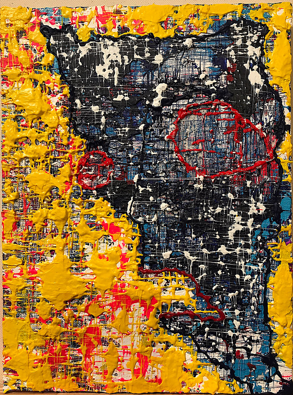 Acrylic painting really by Jeffrey Newman