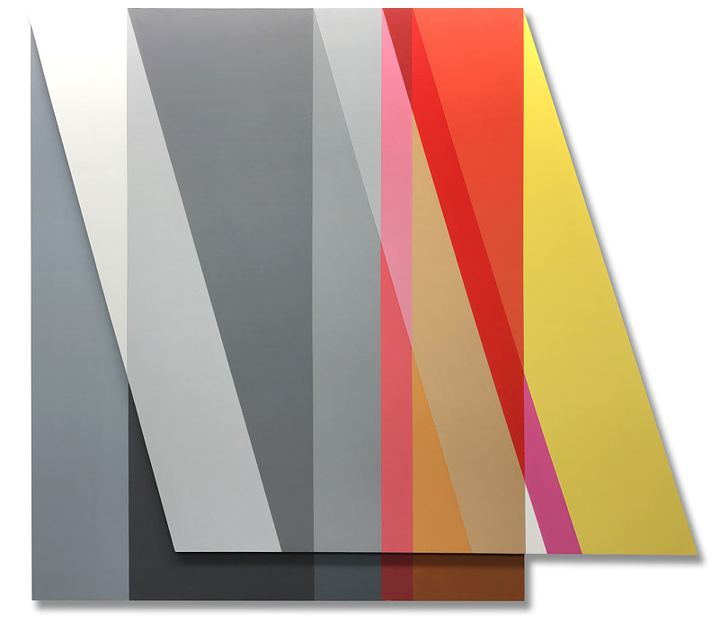 Acrylic painting Shift #3 by Robert Porazinski