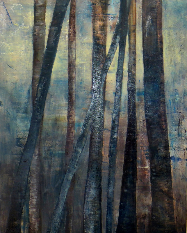 Acrylic painting STANDING TALL  ****2016*** by Irene Lisny