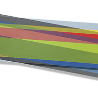 Acrylic painting interruption #43 by Robert Porazinski