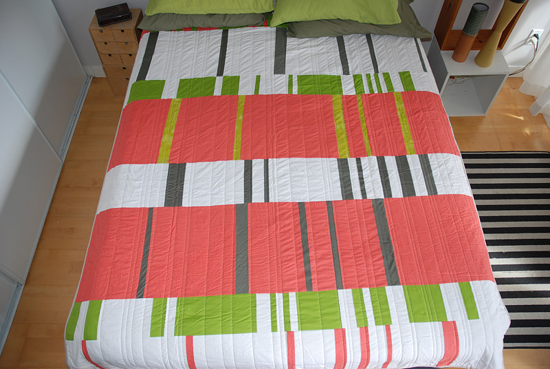 matchstick quilt by Stephanie Cormier