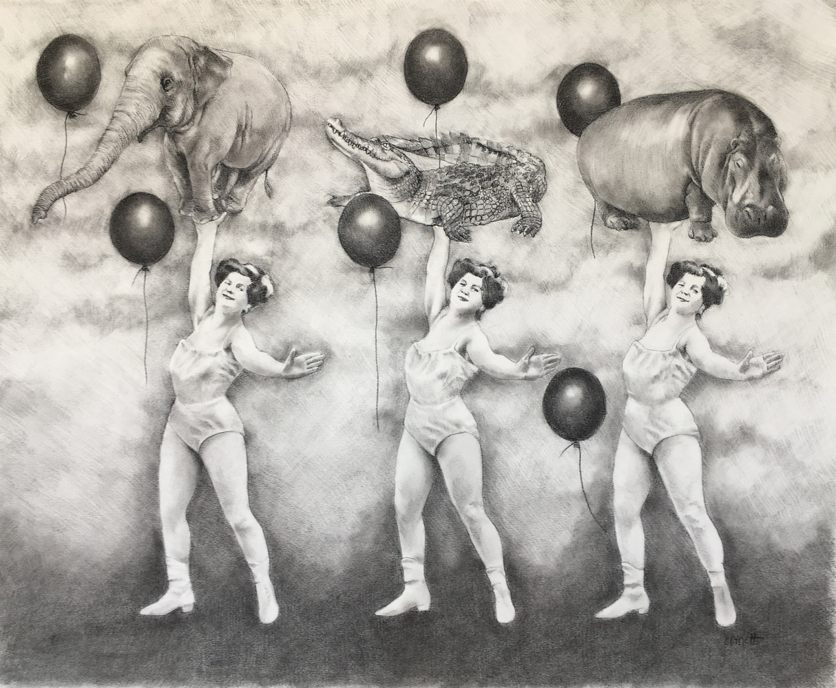 Drawing At the Circus by Ellen Cornett