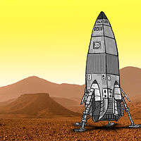 mars lander 1 by Stephen Plunkett