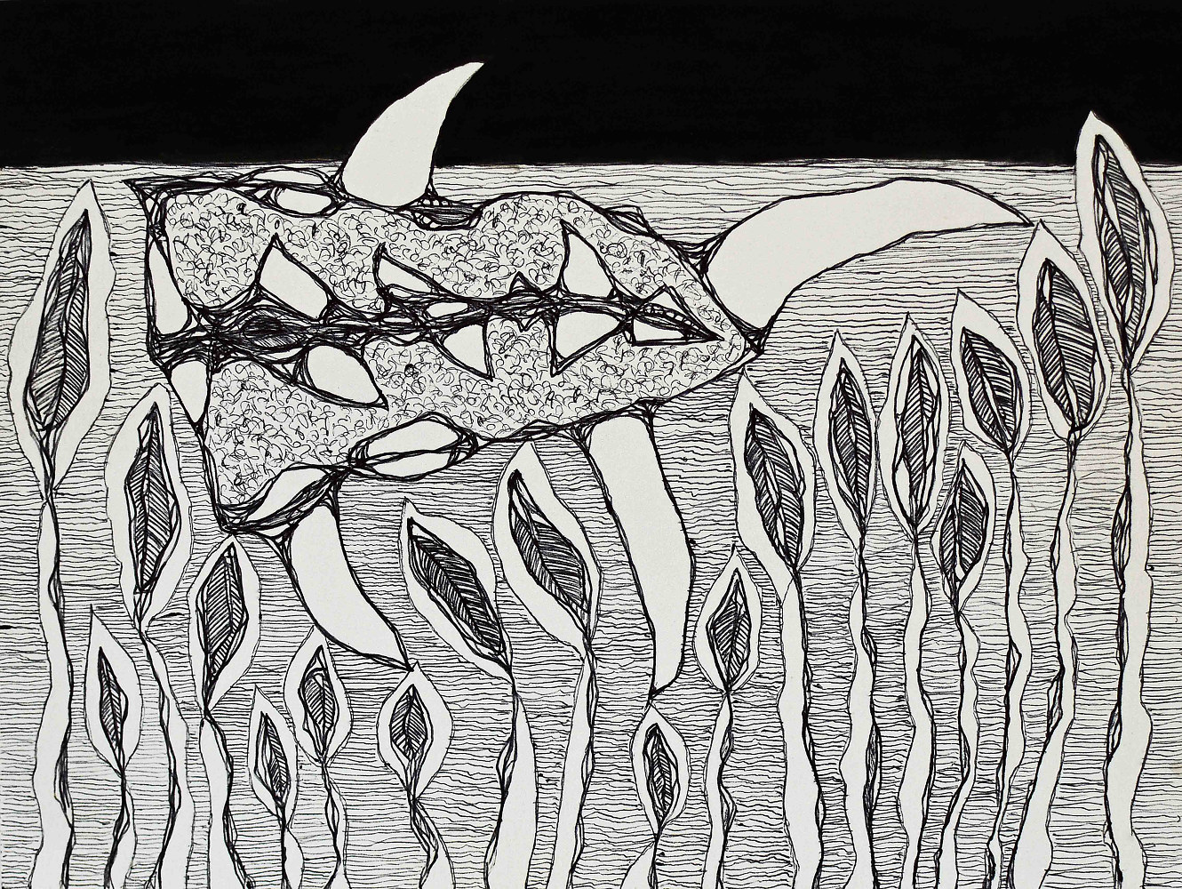 English Drawing 4  by Ron Crowcroft