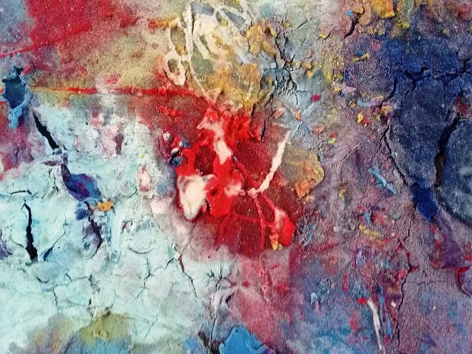 Oil painting detail2,the same sky by Susan Harmon