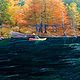 Fall on the Frio, Garner State Park Texas  30x40 by Gary Nowlin