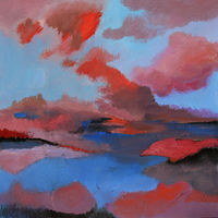 Oil painting Lake Powell by Svetlana Barker