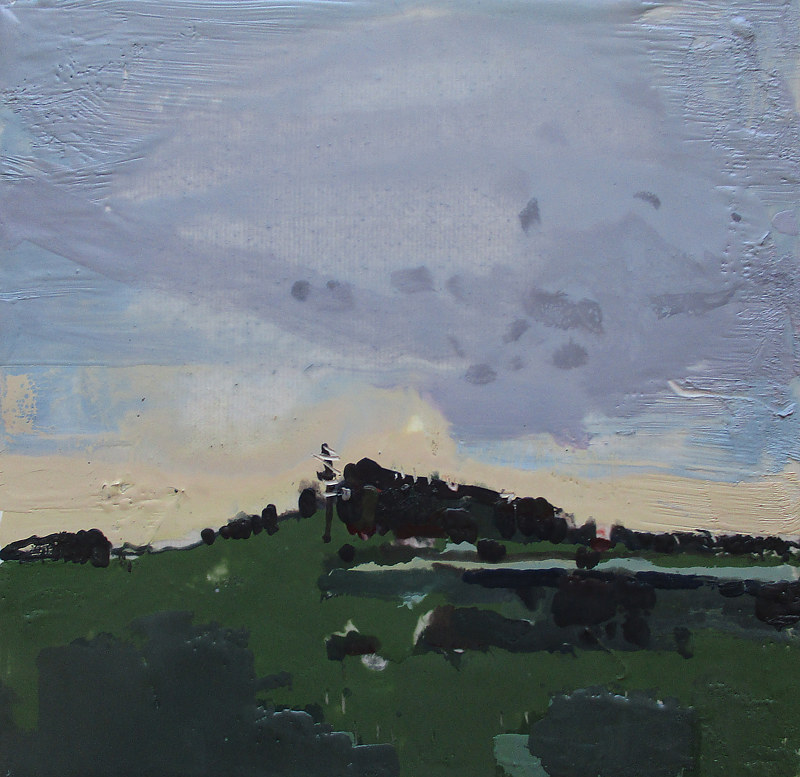 Drawing Summer Solstice, Lost Dog Hill  by Harry Stooshinoff