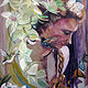 Acrylic painting Hummingbird Fairy by Terry Joseph